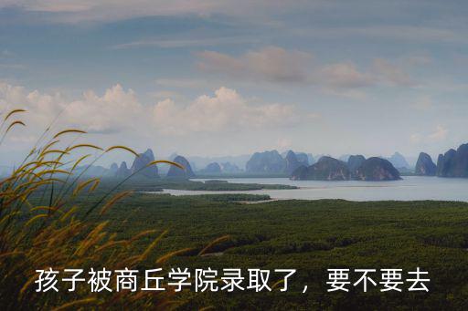 孩子被商丘學院錄取了，要不要去