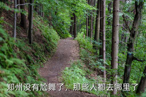 鄭州沒(méi)有尬舞了，那些人都去哪里了