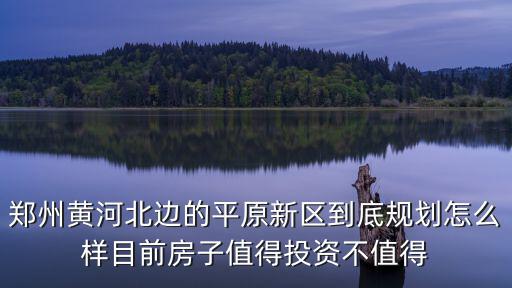 鄭州黃河北邊的平原新區到底規劃怎么樣目前房子值得投資不值得