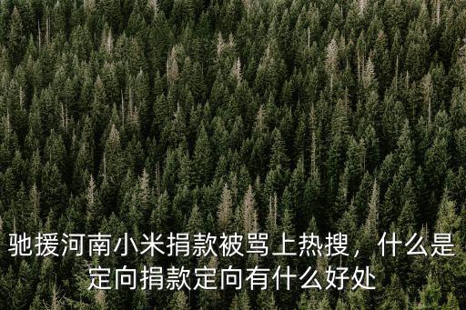 怎么在騰訊上為河南捐款,馳援河南小米捐款被罵上熱搜