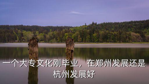 一個(gè)大專文化剛畢業(yè)，在鄭州發(fā)展還是杭州發(fā)展好