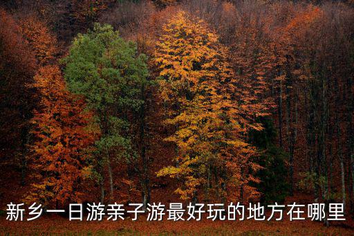 新鄉一日游親子游最好玩的地方在哪里