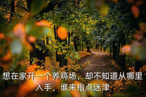 開封養雞場哪里好,怎么建立養雞場比較好