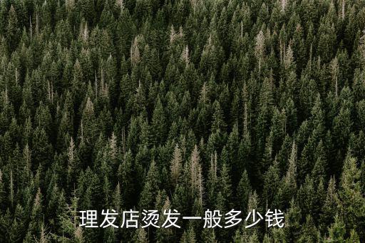 理發店燙發一般多少錢
