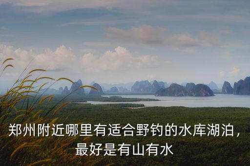鄭州一百公里水庫哪里釣魚,在鄭州周邊釣魚