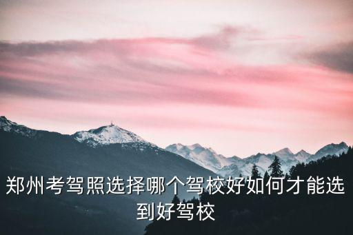 鄭州大石橋成功駕校怎么樣,鄭州中心駕校怎么樣