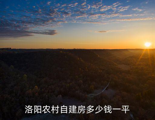 洛陽農(nóng)村自建房多少錢一平