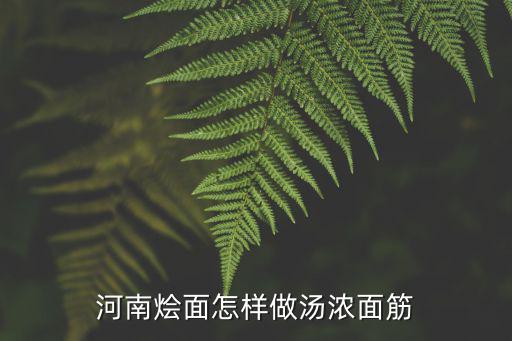 鄭州燴面老湯怎么做,河南燴面怎樣做湯濃面筋