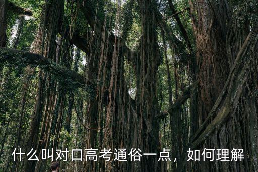 南陽對口高考怎么樣,什么叫對口高考