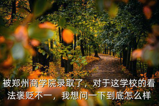 鄭州商學院錄取分數線怎么樣,被鄭州商學院錄取了