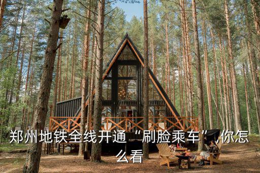 鄭州地鐵全線開通“刷臉乘車”,你怎么看
