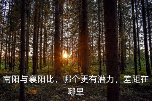 南陽(yáng)與襄陽(yáng)比，哪個(gè)更有潛力，差距在哪里