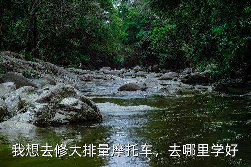 我想去修大排量摩托車，去哪里學(xué)好