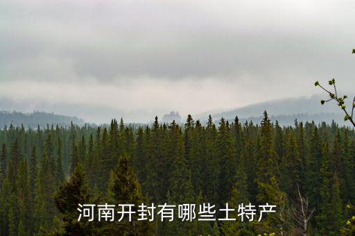 河南開封有哪些土特產