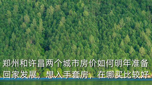 鄭州和許昌兩個城市房價如何明年準備回家發展，想入手套房，在哪買比較好