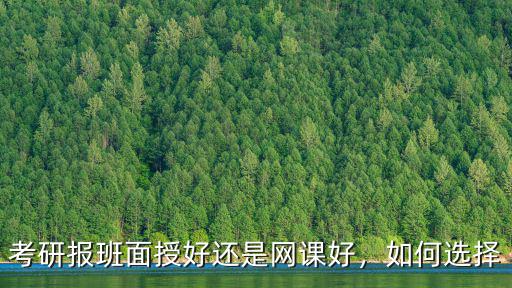 考研報(bào)班面授好還是網(wǎng)課好，如何選擇