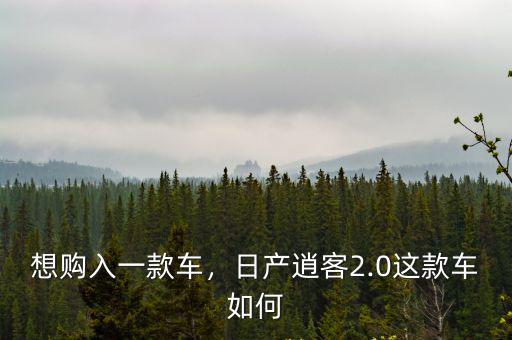 鄭州日產(chǎn)逍客怎么樣,日產(chǎn)逍客質(zhì)量怎么樣