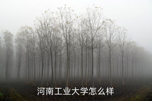 河南工業大學怎么樣