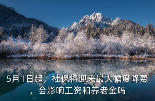 5月1日起，社保將迎來最大幅度降費，會影響工資和養老金嗎