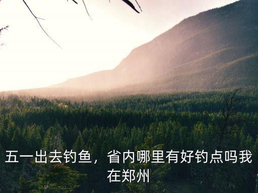 五一出去釣魚，省內(nèi)哪里有好釣點嗎我在鄭州