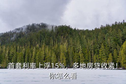 首套房貸利率上浮多少南陽(yáng),首套房貸利率上浮3個(gè)點(diǎn)