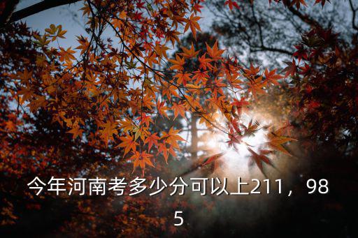 河南考個好一本得多少分,今年河南高考一本線是多少