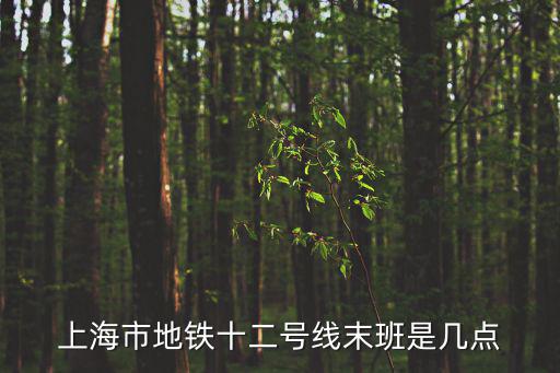 上海市地鐵十二號線末班是幾點(diǎn)