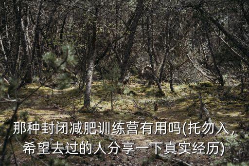 河南封閉減肥訓(xùn)練營要多少錢,那種封閉減肥訓(xùn)練營有用嗎