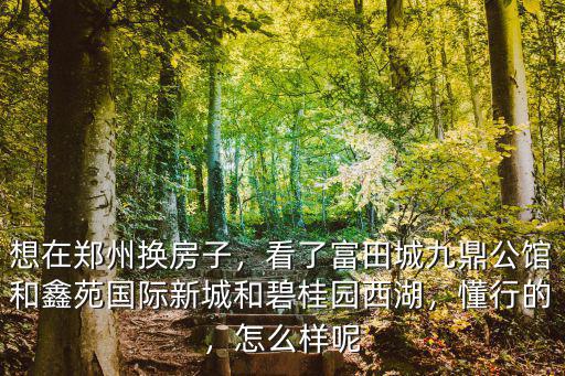 富田的房子質量在鄭州怎么樣,想在鄭州換房子