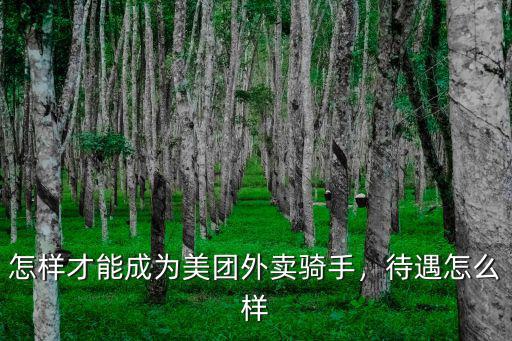 濮陽美團(tuán)外賣騎手怎么樣,現(xiàn)在干美團(tuán)外賣騎手怎么樣