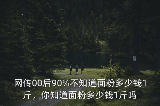 河南省沈丘縣面粉多少錢一斤,你知道面粉多少錢1斤嗎
