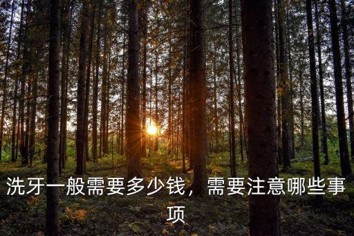 洗牙一般需要多少錢，需要注意哪些事項