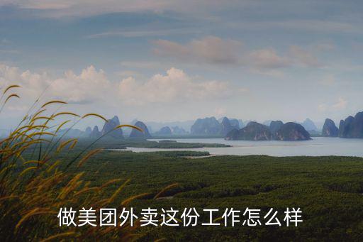 駐馬店美團外賣怎么樣,跑美團專送怎么樣