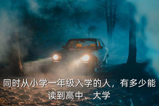 駐馬店小學一年級有多少人,同時從小學一年級入學的人