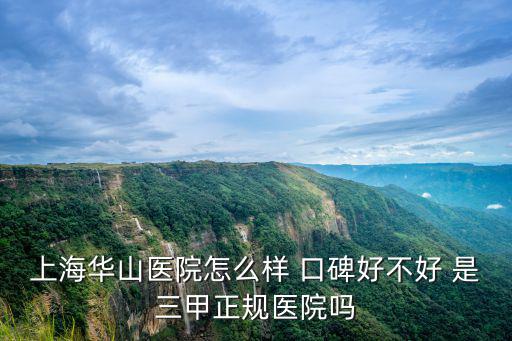 上海華山醫院怎么樣 口碑好不好 是三甲正規醫院嗎