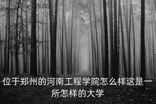 河南工程學院的財務管理怎么樣,河南工程學院怎么樣