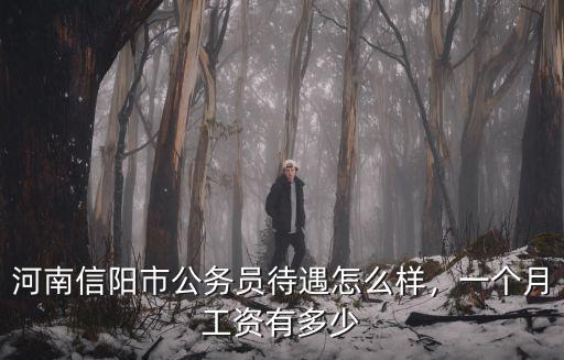 河南信陽(yáng)市公務(wù)員待遇怎么樣，一個(gè)月工資有多少