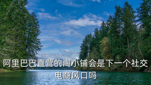 安陽加盟阿里巴巴淘小鋪怎么樣,淘小鋪是什么