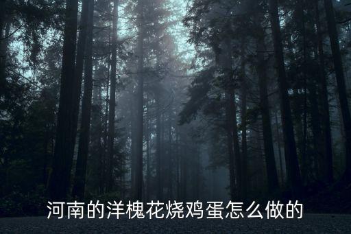河南的洋槐花燒雞蛋怎么做的