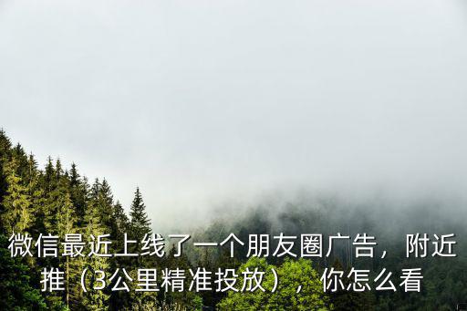 許昌市怎么在微信朋友圈投放廣告,3公里精準投放