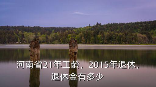 河南省15年工齡退休工資是多少,河南省21年工齡