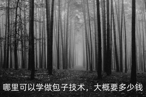 哪里可以學做包子技術，大概要多少錢