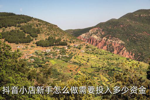 抖音小店新手怎么做需要投入多少資金
