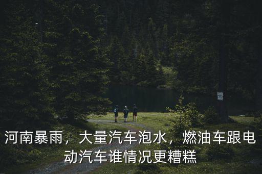 河南大雨汽車怎么辦,大量汽車泡水