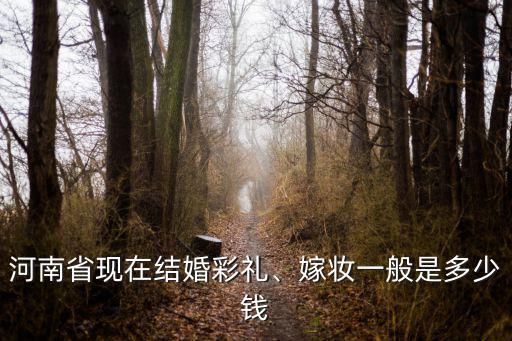 鄭州彩禮錢一般給多少2019,現在鄭州彩禮一般多少