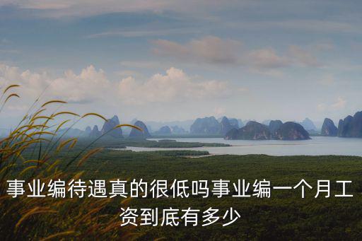 新鄉長垣事業編有多少工資,事業編一個月工資到底有多少