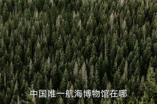 中國唯一航海博物館在哪