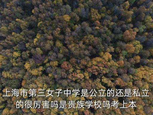 上海市第三女子中學，如果我是壓線進了上海市三女中進去了以后會不會壓力很大很累呢