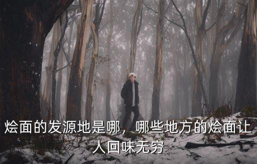 燴面的發源地是哪，哪些地方的燴面讓人回味無窮
