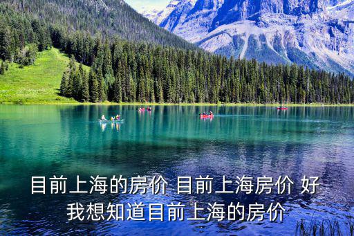 目前上海的房價 目前上海房價 好 我想知道目前上海的房價